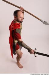 MARCUS STANDING POSE WITH SWORD AND SPEAR